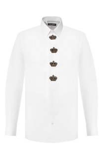 Хлопковая сорочка Dolce & Gabbana