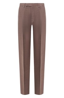 Брюки из смеси хлопка и льна Ermenegildo Zegna