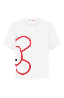 Хлопковая футболка Marni