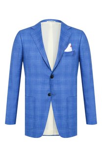 Пиджак из смеси кашемира и шелка Kiton
