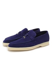 Замшевые лоферы Summer Walk Loro Piana