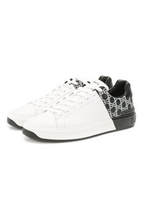 Кожаные кеды Balmain