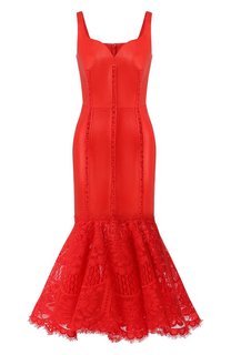 Кожаное платье Alexander McQueen