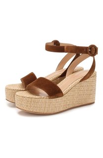 Замшевые босоножки Gianvito Rossi