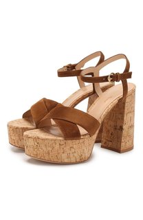 Замшевые босоножки Bebe Gianvito Rossi