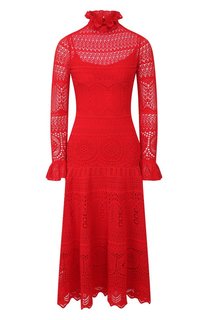 Платье-миди Alexander McQueen