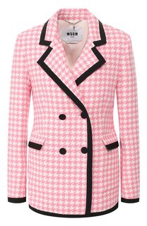 Двубортный жакет MSGM