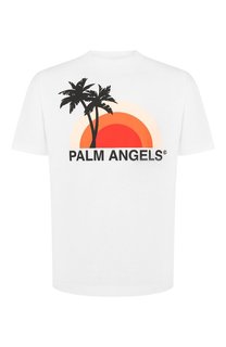 Хлопковая футболка Palm Angels