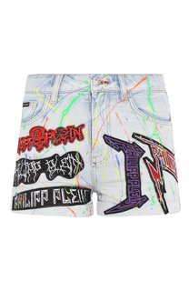 Джинсовые шорты Philipp Plein