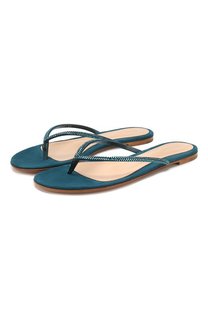 Замшевые шлепанцы Gianvito Rossi
