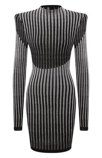 Платье из вискозы Balmain
