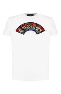 Хлопковая футболка Dsquared2