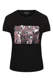 Хлопковая футболка Emporio Armani