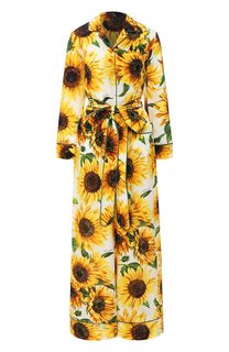 Шелковый комбинезон Dolce & Gabbana
