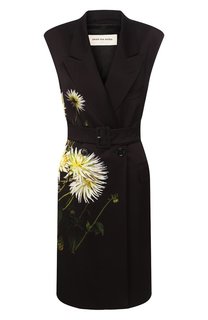 Платье с поясом Dries Van Noten