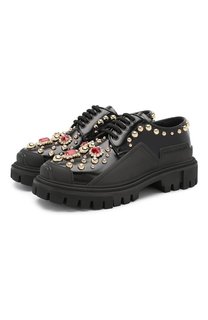 Кожаные дерби Trekking Dolce & Gabbana