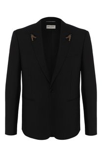 Шерстяной пиджак Saint Laurent