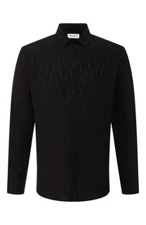Шелковая рубашка Saint Laurent