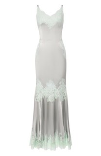 Платье из смеси шелка и хлопка Dolce & Gabbana