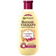 GARNIER Укрепляющий Шампунь "Botanic Therapy, Касторовое масло и миндаль" для ослабленных волос, склонных к выпаданию
