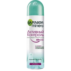 GARNIER Дезодорант-антиперспирант спрей "Mineral, Активный контроль" с активным минеральным компонентом, защита 48 часов женский