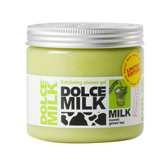 DOLCE MILK Гель-скраб для душа Молоко и зеленый чай