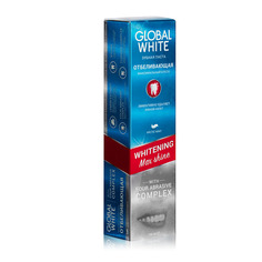 GLOBAL WHITE Отбеливающая Зубная паста WHITENING Max shine