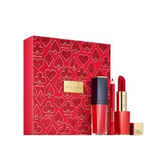 ESTEE LAUDER Набор декоративной косметики Lady Luck Red Lips Set