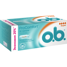 O.B. Тампоны ProComfort Super