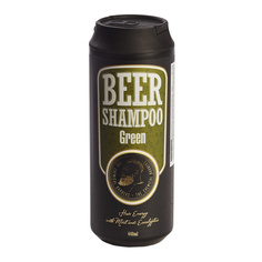 THE CHEMICAL BARBERS Шампунь BEER SHAMPOO GREEN с мятой и эвкалиптом