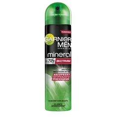 GARNIER Дезодорант-антиперспирант спрей "Mineral, Экстрим" с минералом Перлит без спирта, защита 72 часа, мужской