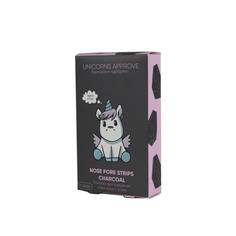 UNICORNS APPROVE Полоски для очищения кожи носа с углём
