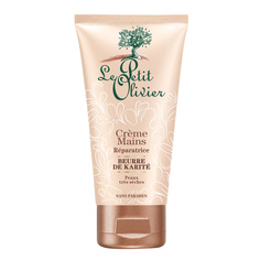 LE PETIT OLIVIER Крем для рук восстанавливающий для сухой кожи с маcлом Карите