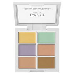NYX Professional Makeup Палетка для коррекции цвета. CONCEAL, CORRECT, CONTOUR PALETTE
