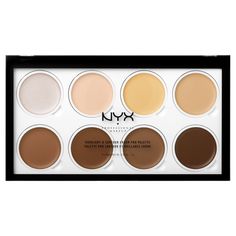 NYX Professional Makeup Кремовая палетка для контурирования. HIGHLITE & CONTOUR CREAM PRO PALETTE