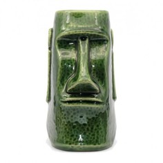 Керамический бокал Maxx Malus Tiki Moai зеленый 0,7 л