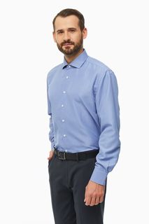Рубашка мужская Conti Uomo A88-2-06 синяя 3XL