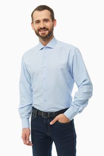 Рубашка мужская Conti Uomo A30-2-06 синяя S
