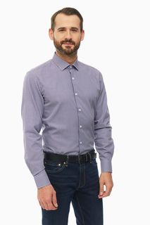 Рубашка мужская Conti Uomo 8386-7-06 синяя XL