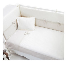 Постельное белье Funnababy Premium Baby 5 предметов 120х60 крем
