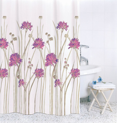 Штора для ванной BATH PLUS 180х180 Flowers Pink