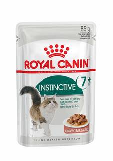 Влажный корм для кошек ROYAL CANIN Instinctive +7, для пожилых, мясо, 85г