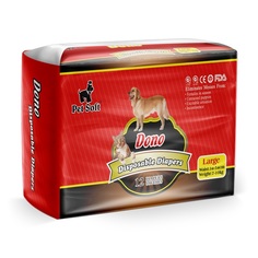 Подгузники для собак Pet Soft Dono Pet Diapers, одноразовые впитывающие, L, 12 шт
