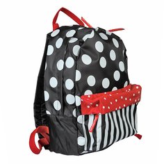 Рюкзак женский ANTAN 6-7 Горошек черный