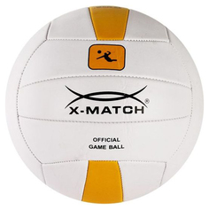 Мяч волейбольный X-Match 2 слоя, ПВХ, машинная сшивка, резиновая камера 56306