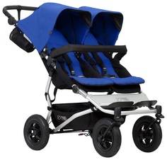 Коляска для двойни и погодок Mountain Buggy Duet Marine