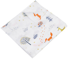 Пеленка муслиновая Amarobaby "Rainbow. Лисичка", 125х115 см