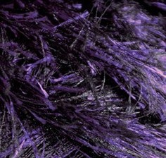 Пряжа для вязания Alize Decofur Травка 5 шт. по 100 г 100 м цвет 1380 черный-фиолетовый