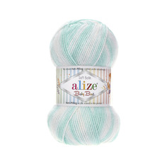 Пряжа для вязания Ализе Baby Best Batik (90% акрил, 10% бамбук) 5х100гр/240м цв,6659 Alize