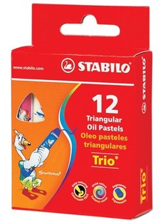 Масляная пастель Stabilo, 12 цветов